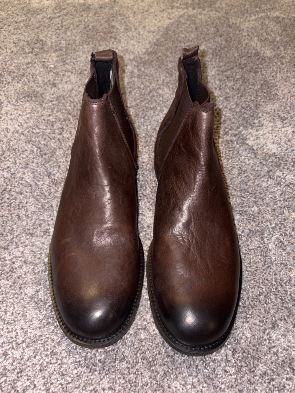 Sneaky Steve Men's Brown Leather Chelsea Boots